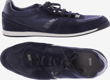 BOSS Black Sneakers & Trainers in 46 in Blue: front