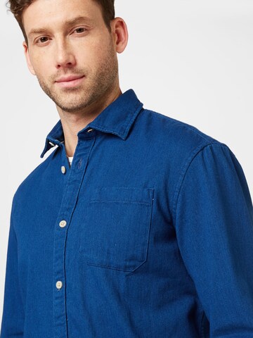 ESPRIT - Regular Fit Camisa em azul