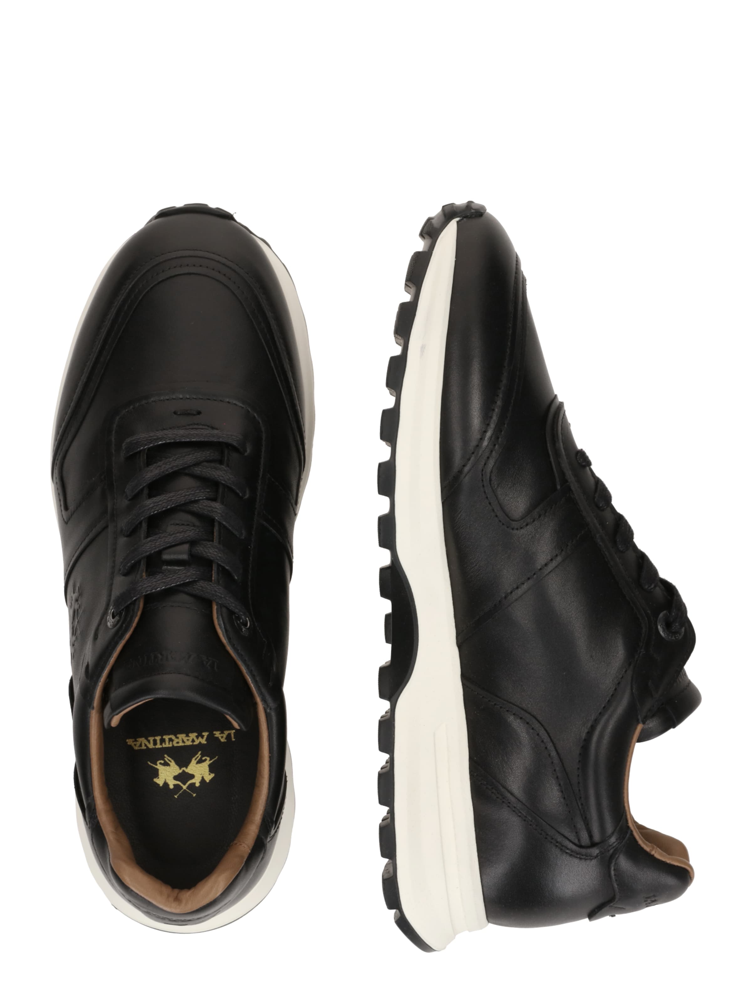 La Martina Platform trainers in Black