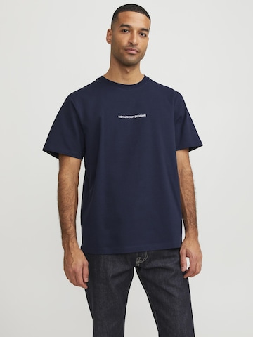 T-Shirt R.D.D. ROYAL DENIM DIVISION en bleu : devant