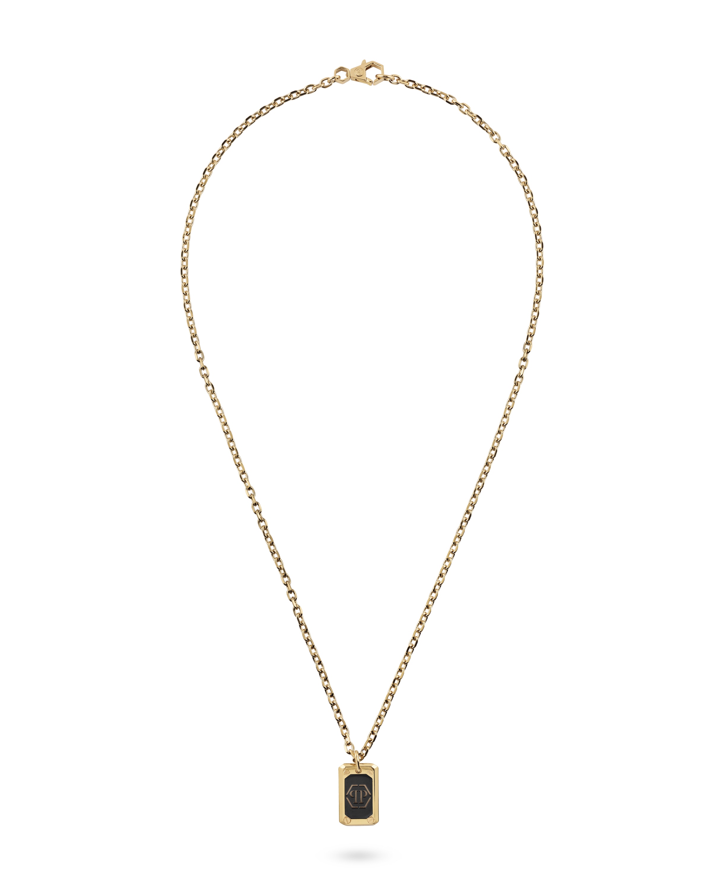 Philipp Plein Kette 'PLEIN TAG' in Gold: Vorderseite