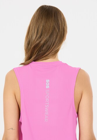 SOS Sporttop 'Pillar' in Roze