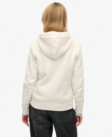 Veste de survêtement 'Essential' Superdry en blanc
