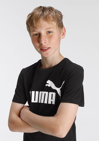 PUMA - Camiseta 'Essentials' en negro