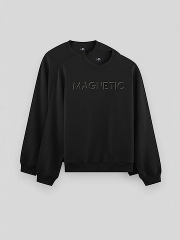 Tommy Life Sweatshirt in Zwart: voorkant