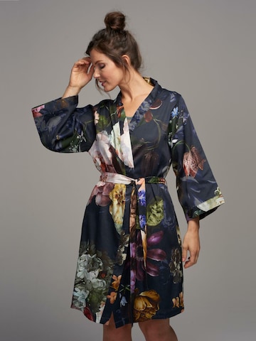 ESSENZA Dressing Gown 'Fleur' in Blue