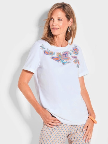 T-shirt Goldner en blanc : devant