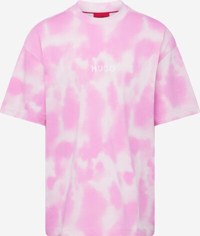 Maglietta 'Dielo' HUGO di colore rosa chiaro / bianco, Visualizzazione prodotti