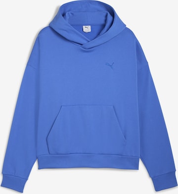 PUMA Sweatshirt 'Wardrobe Essentials' in Blauw: voorkant