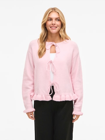 VILA Kardigán 'VICAMMA' - Ružová: predná strana