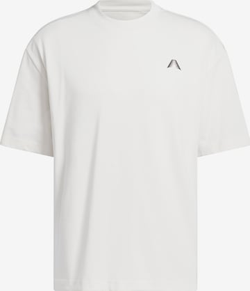 ADIDAS PERFORMANCE Functioneel shirt 'Anthony Edwards' in Wit: voorkant