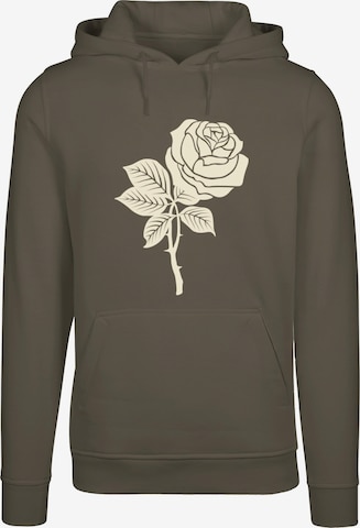 Felpa 'Wasted Youth' di Mister Tee in verde: frontale