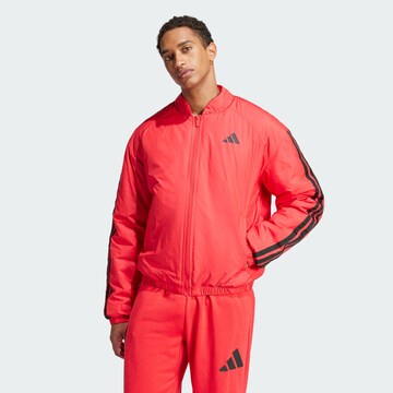 ADIDAS SPORTSWEAR Sports jacket 'Essentials' in Red: front
