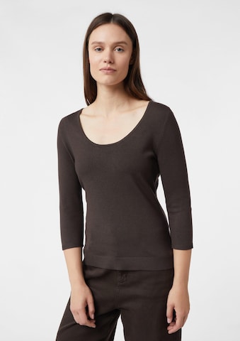 Pull-over COMMA en marron : devant