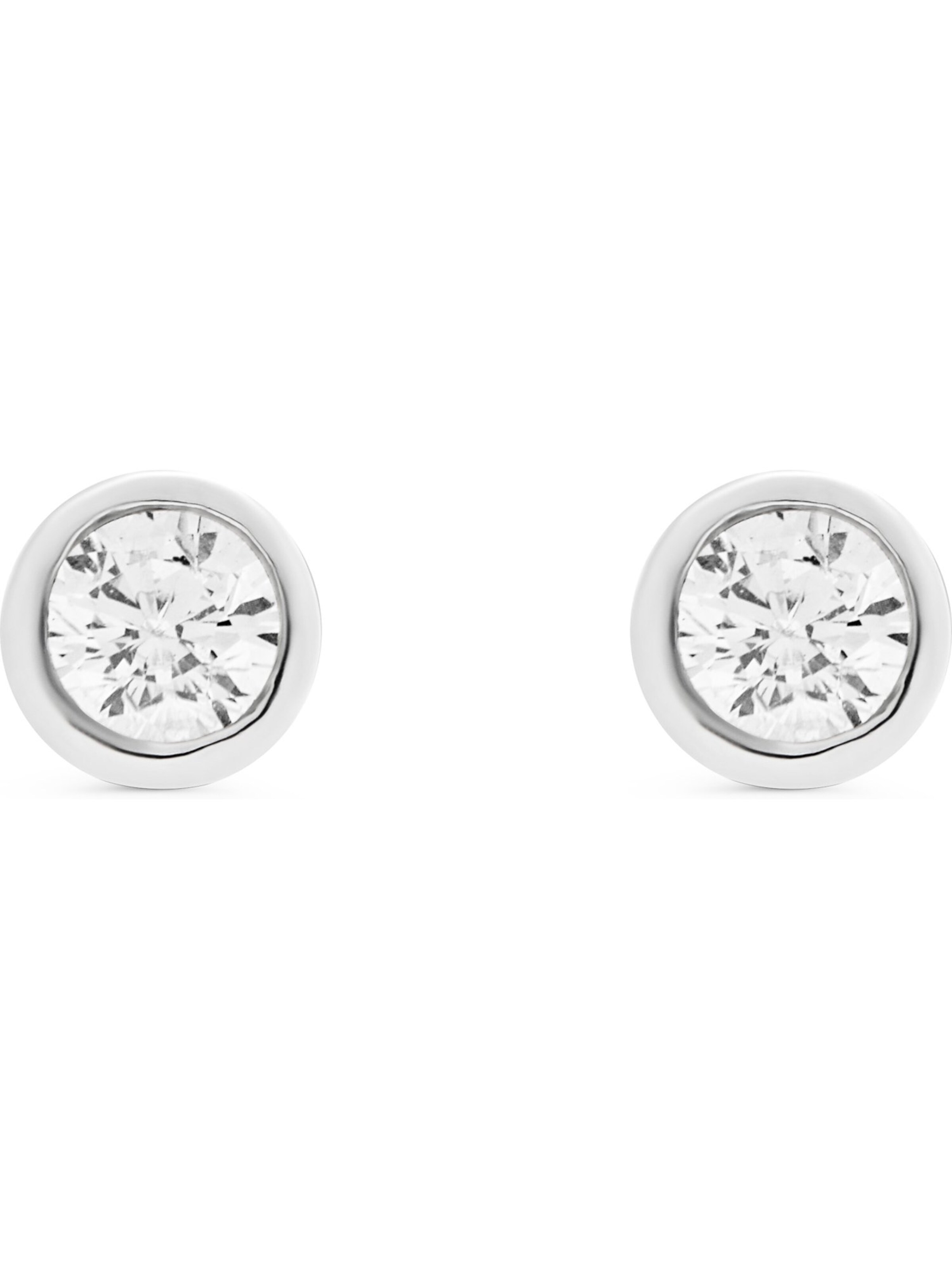 FAVS Earrings in Silver: front