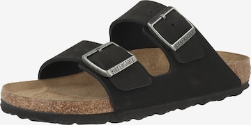 BIRKENSTOCK Mules 'Arizona' in Black: front