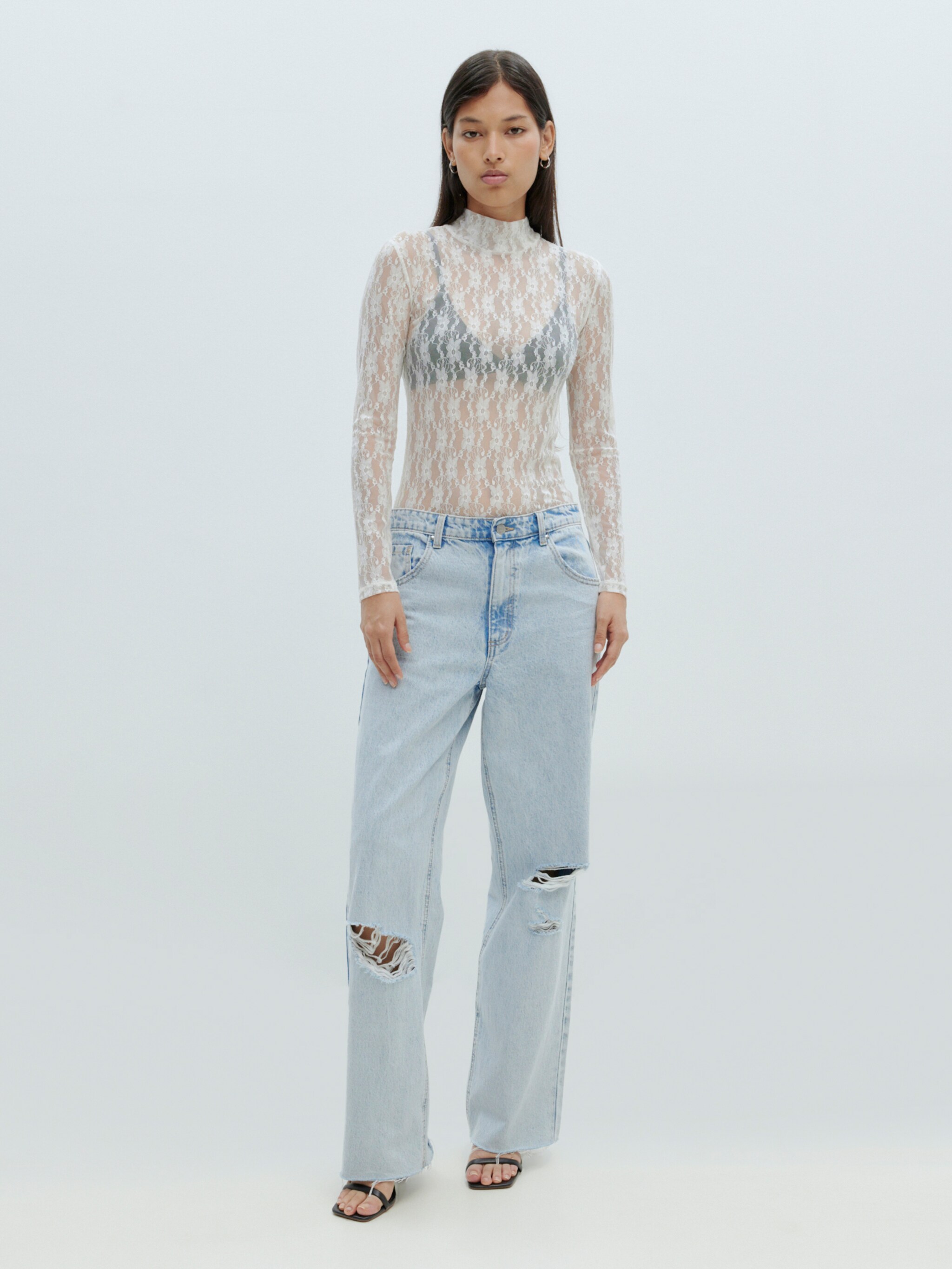 EDITED Producten Shirt 'Manon' Offwhite