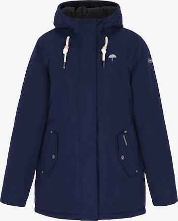 Schmuddelwedda Zimná bunda - Modrá: predná strana