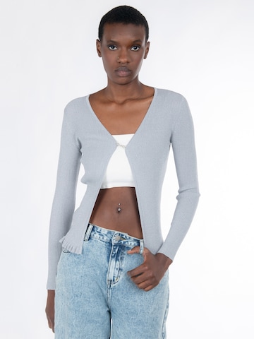 sidabrinė Influencer Kardiganas: priekis