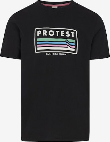 PROTEST Shirt 'PRTBarn' in Schwarz: Vorderseite
