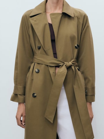 MANGO Between-seasons coat 'ANGELA' in Green