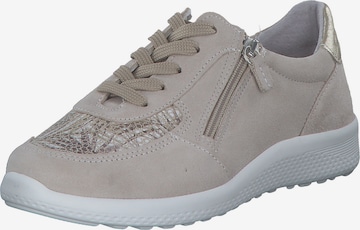 Baskets basses 'Kira' ACO en beige : devant