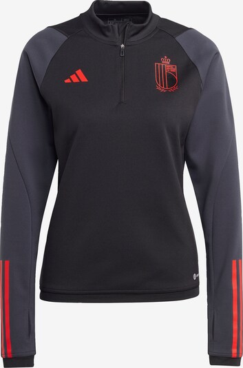 ADIDAS PERFORMANCE Athletic Sweatshirt 'Belgien Tiro 23' in Anthracite / Orange / Black, Item view