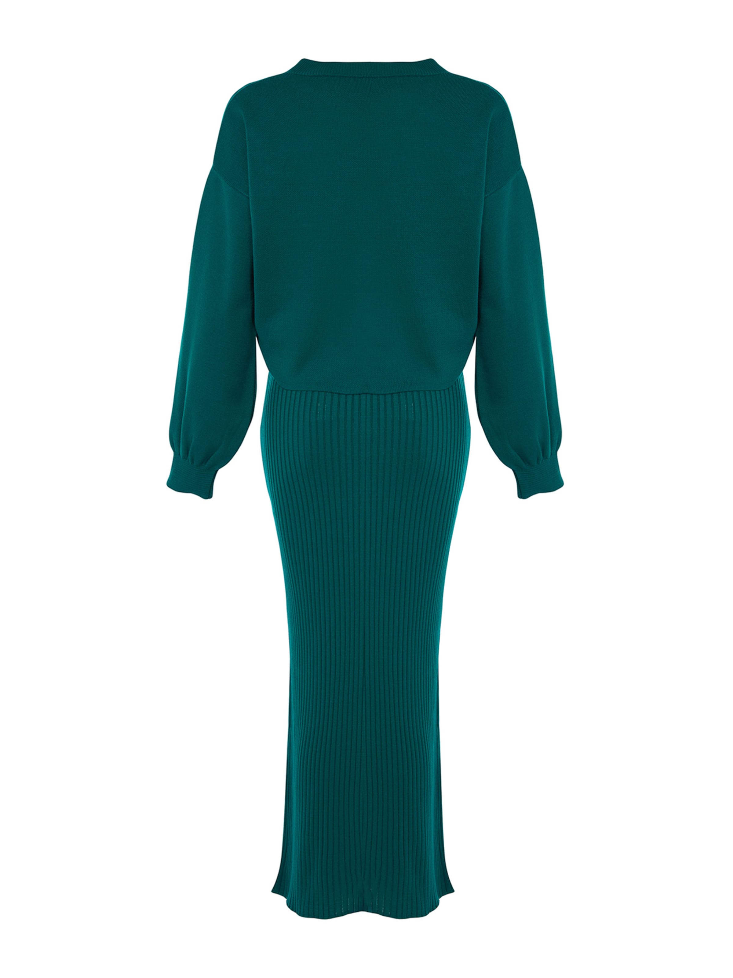 žalia Trendyol Megzta suknelė