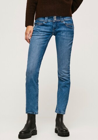 Pepe Jeans Slimfit Jeansy 'Venus' w kolorze niebieski: przód
