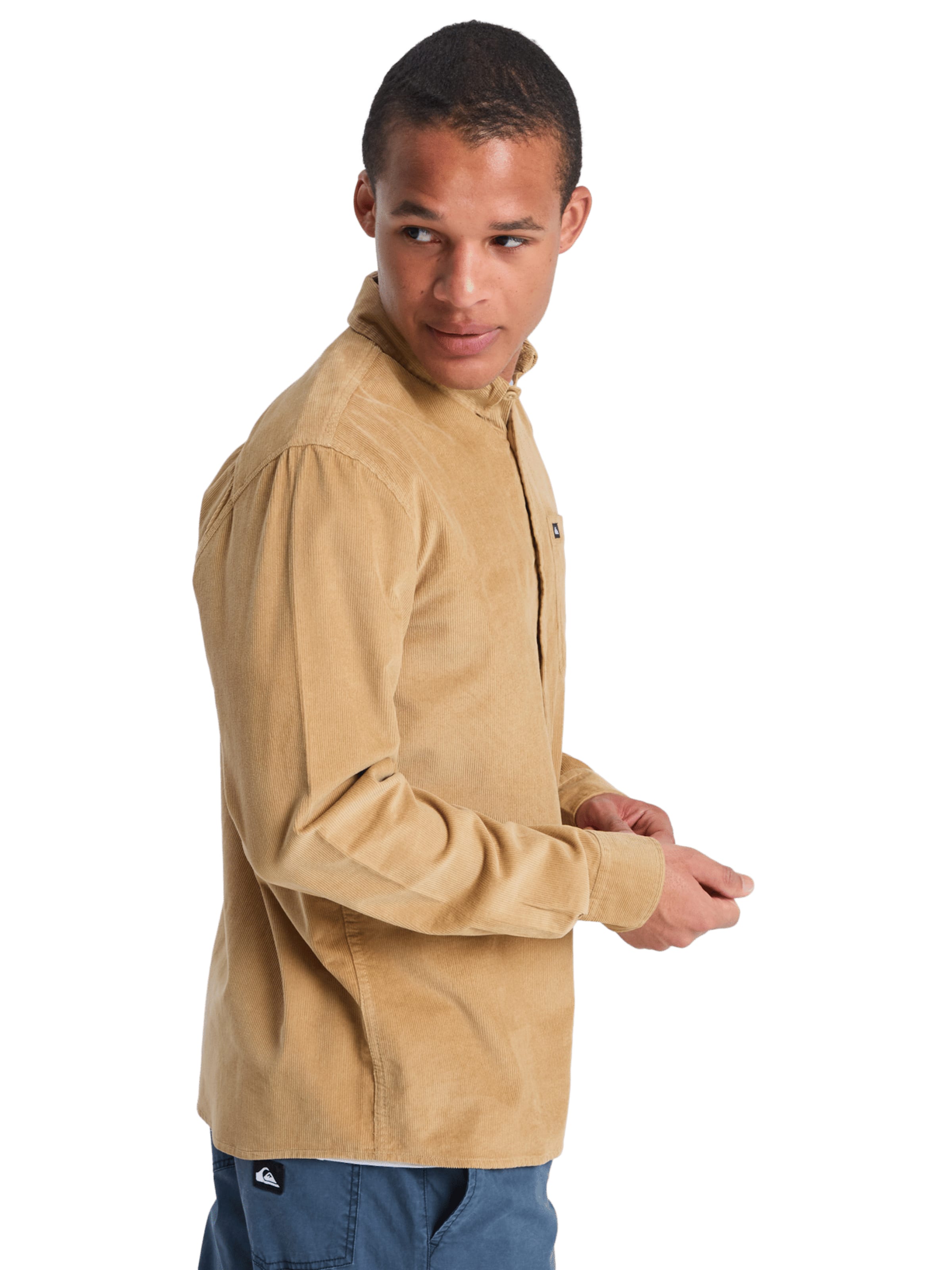 QUIKSILVER Regular Fit Hemd in Beige
