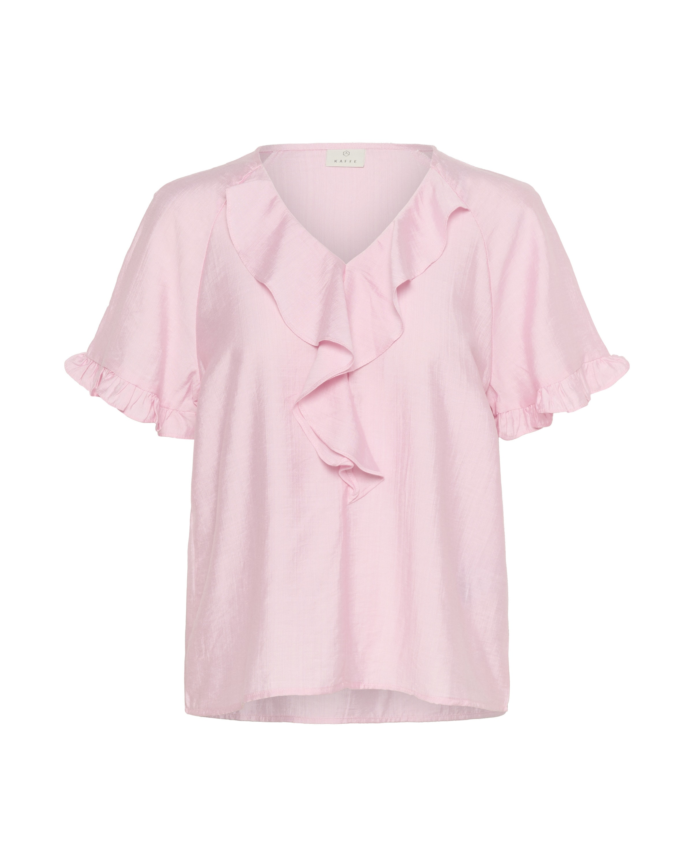 Kaffe Blouse 'Mariana' in Roze: voorkant