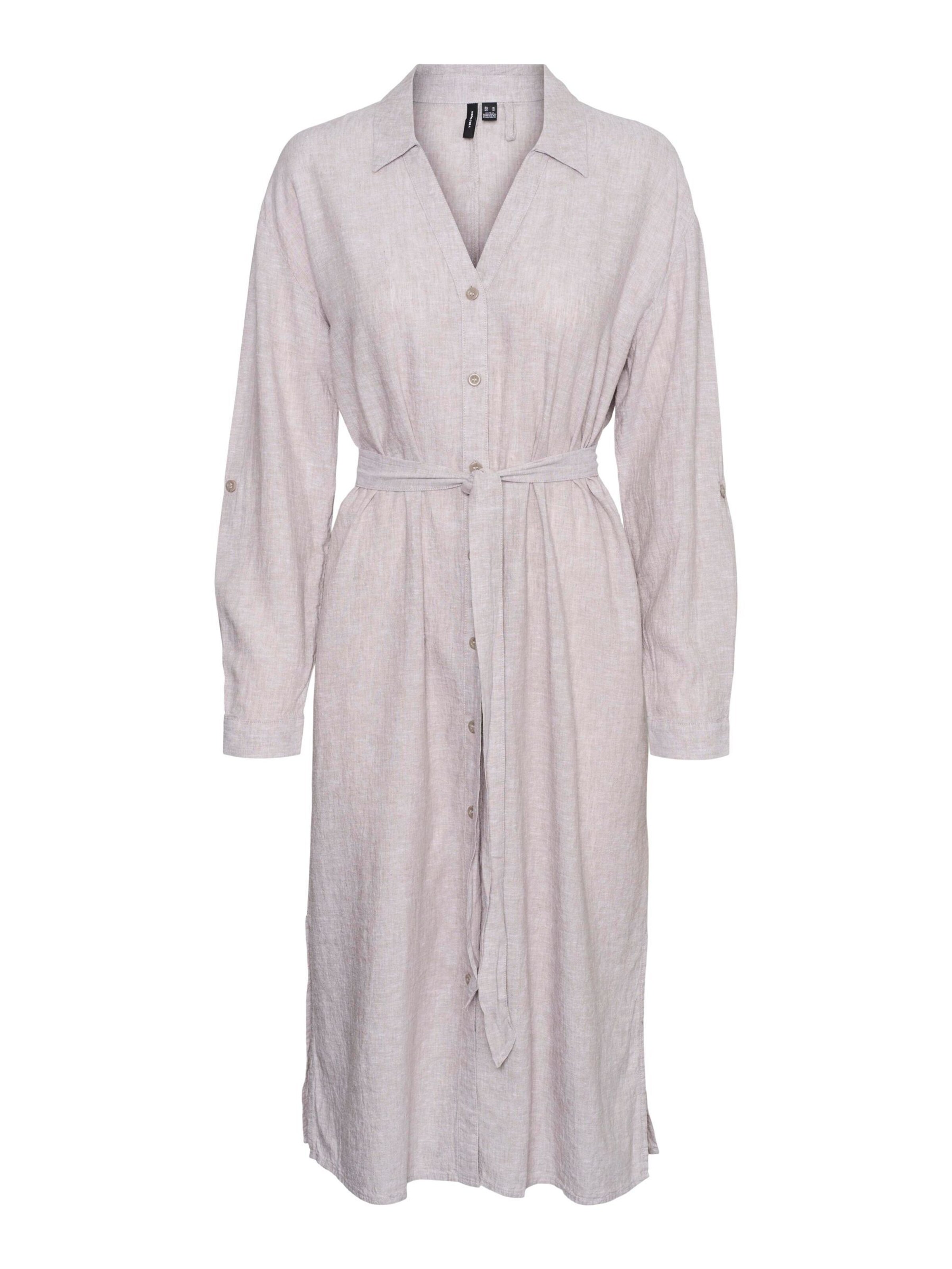 VERO MODA Blusekjole 'VMLinn' i grå: forside