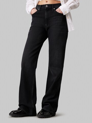 Wide leg Jeans 'Authentic' di Calvin Klein Jeans in nero: frontale