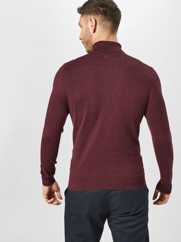 BURTON MENSWEAR LONDON Regular Fit Pullover in Rot