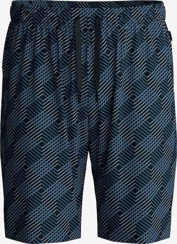 CALIDA Pyjamahose 'RMX Sleep Leisure' in Schwarz: Vorderseite