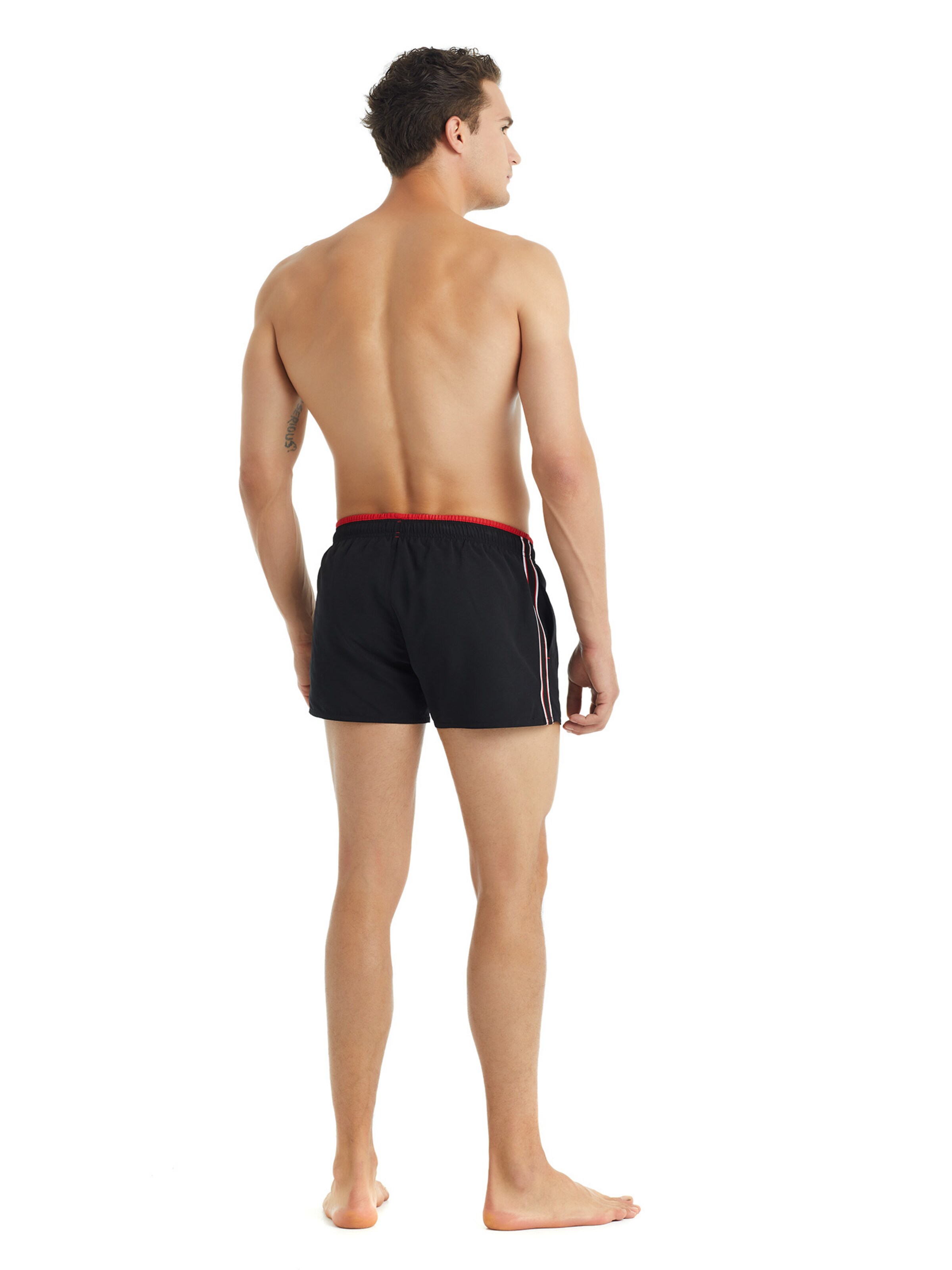 Blackspade Zwemshorts ' Basic ' in Zwart