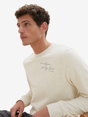 TOM TAILORSweater majica - bež boja