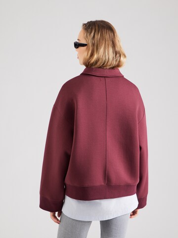 TOPSHOP Sweat jacket 'LINA' in Red