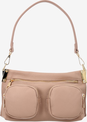 rozā faina Pleca soma: no priekšpuses