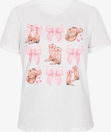 NALLYMajica 'Fashion Look' - bijela boja: prednji dio