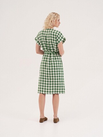 AmourLinen - Vestido 'Olivia' en verde