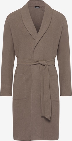 Hanro Long Bathrobe ' Cozy Comfort ' in Beige: front