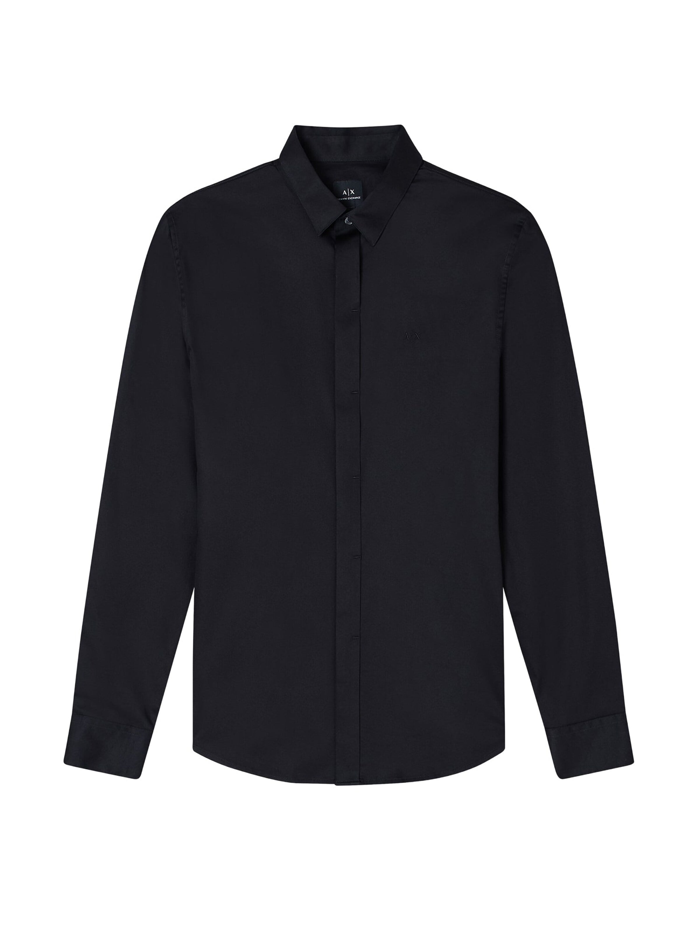ARMANI EXCHANGE Košile 'Camicia AX ARMANI EXCHANGE da Uomo - 8NZCBD0113' ve velikosti S/Slim - černá, Produkt