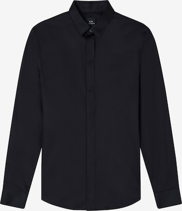 ARMANI EXCHANGESlim Fit Košulja 'Camicia AX ARMANI EXCHANGE da Uomo - 8NZCBD0113' - crna boja: prednji dio