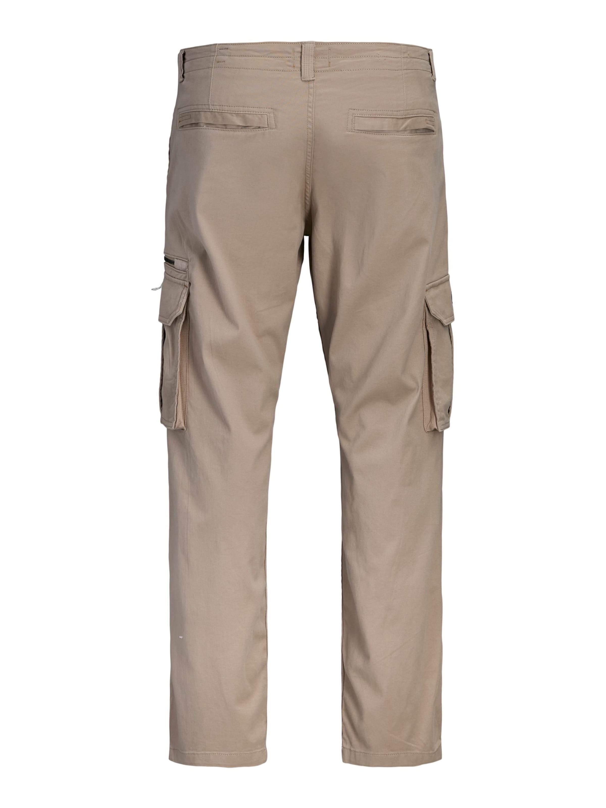 JACK & JONES Loosefit Cargobukser 'JPSTKane' i beige