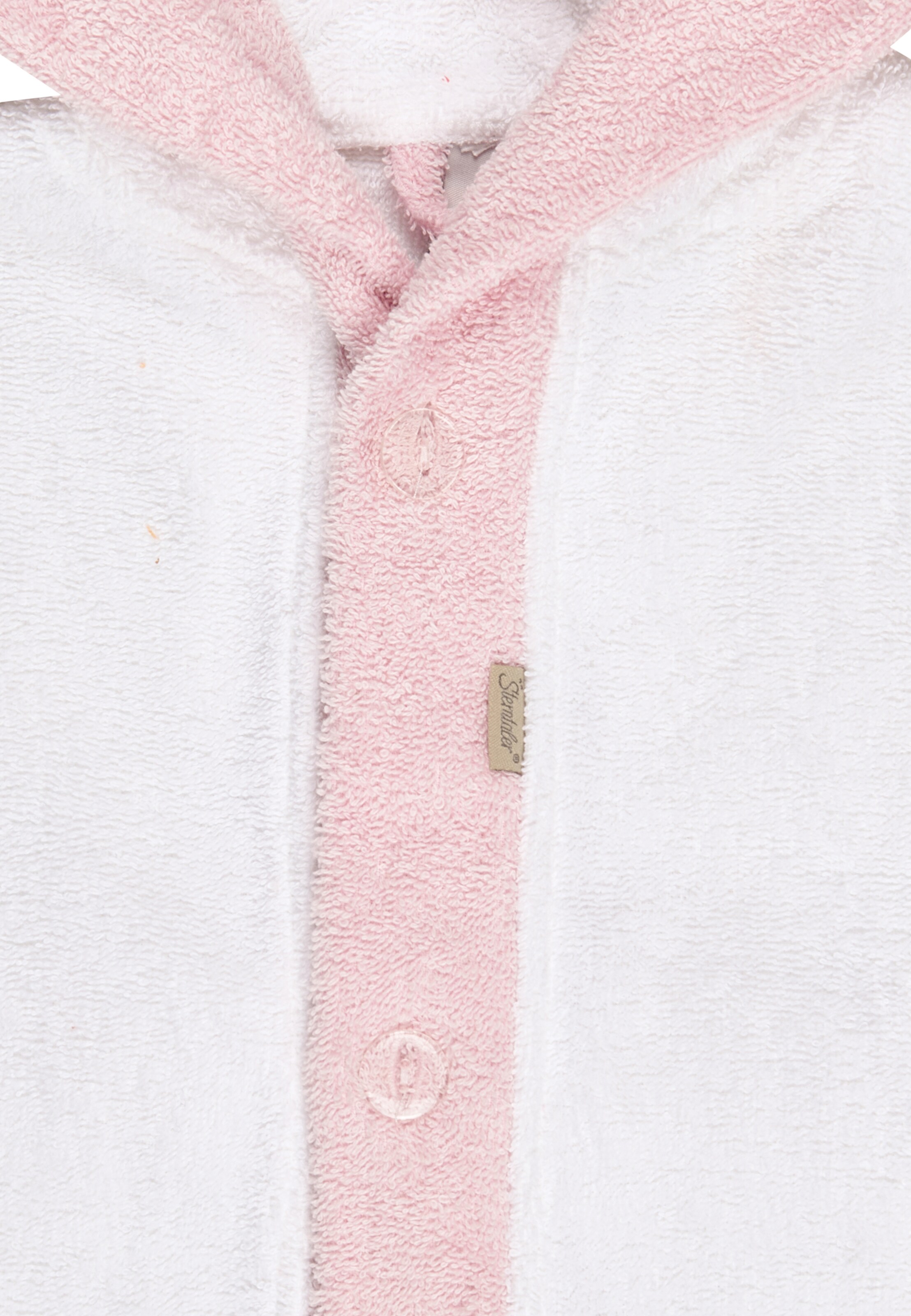 STERNTALER Bathrobe 'BÄR Betty' in White