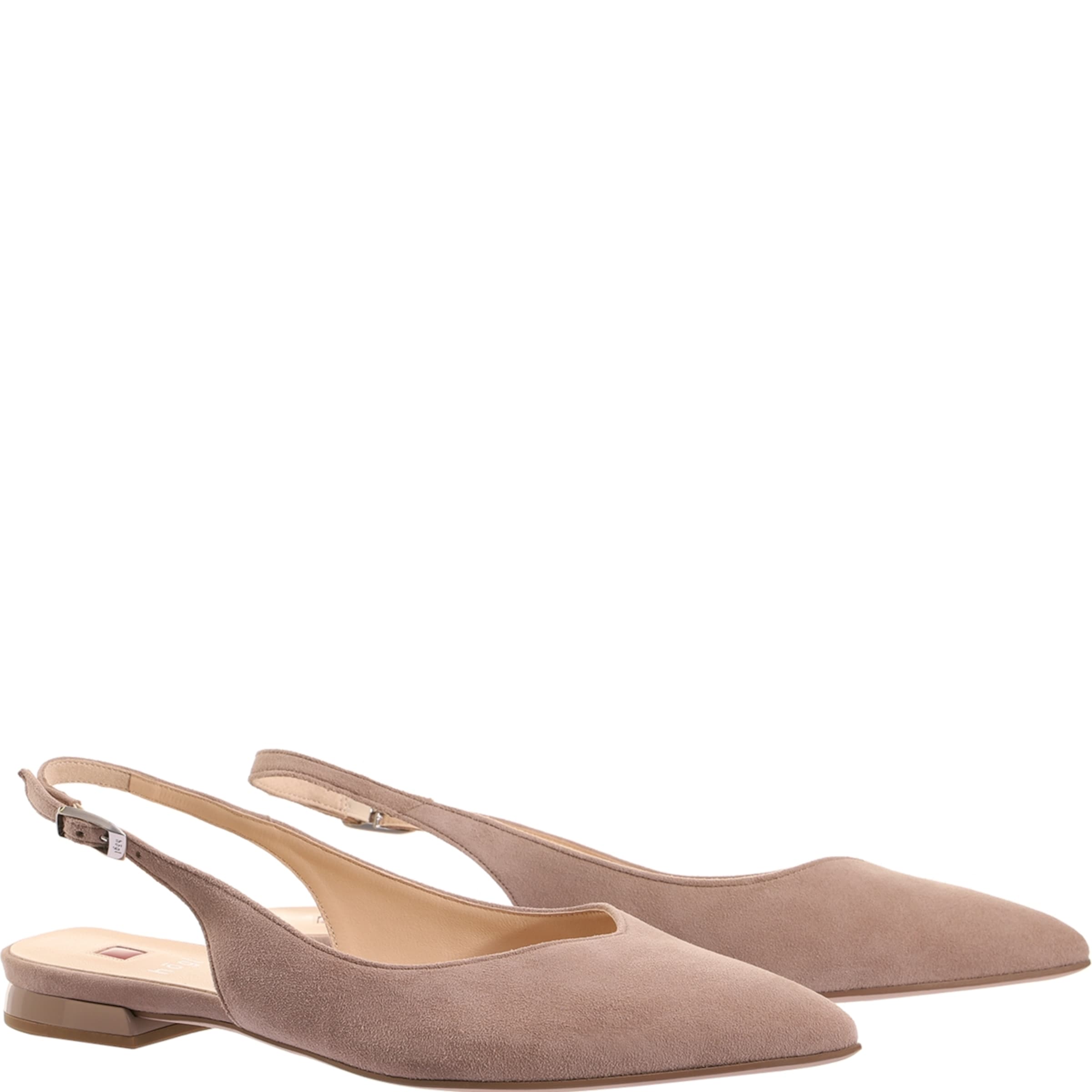 Högl Ballet Flats with Strap in Grey