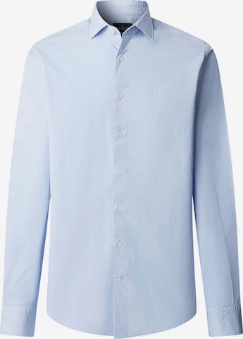 Hackett London Regular Fit Hemd in Blau: Vorderseite