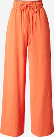 ABOUT YOU Wide leg Pants 'Elin' in Orange: front