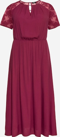 SHEEGO - Vestido de festa em roxo: frente